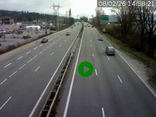 <h2>Caméra routière à hauteur des centres commerciaux et de la sortie 14 en direction d'Albertville</h2>