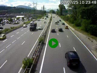 <h2>Caméra routière à hauteur des centres commerciaux et de la sortie 14 en direction d'Albertville</h2>