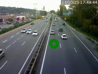 <h2>Caméra routière à hauteur des centres commerciaux et de la sortie 14 en direction d'Albertville</h2>