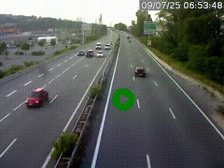 <h2>Caméra routière à hauteur des centres commerciaux et de la sortie 14 en direction d'Albertville</h2>