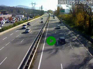 <h2>Caméra routière à hauteur des centres commerciaux et de la sortie 14 en direction d'Albertville</h2>