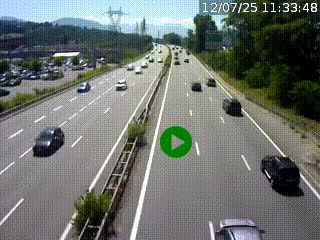 <h2>Caméra routière à hauteur des centres commerciaux et de la sortie 14 en direction d'Albertville</h2>
