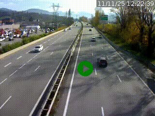 <h2>Caméra routière à hauteur des centres commerciaux et de la sortie 14 en direction d'Albertville</h2>
