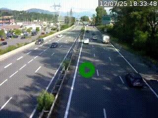 <h2>Caméra routière à hauteur des centres commerciaux et de la sortie 14 en direction d'Albertville</h2>