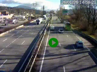 <h2>Caméra routière à hauteur des centres commerciaux et de la sortie 14 en direction d'Albertville</h2>