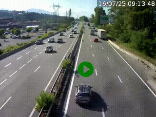 <h2>Caméra routière à hauteur des centres commerciaux et de la sortie 14 en direction d'Albertville</h2>