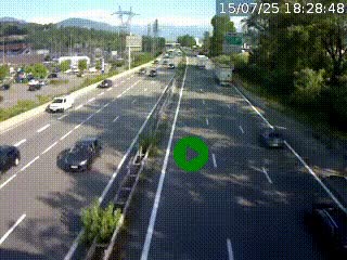 <h2>Caméra routière à hauteur des centres commerciaux et de la sortie 14 en direction d'Albertville</h2>