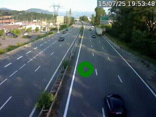 <h2>Caméra routière à hauteur des centres commerciaux et de la sortie 14 en direction d'Albertville</h2>