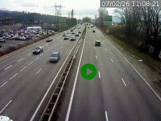 <h2>Caméra routière à hauteur des centres commerciaux et de la sortie 14 en direction d'Albertville</h2>