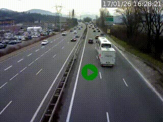 <h2>Caméra routière à hauteur des centres commerciaux et de la sortie 14 en direction d'Albertville</h2>