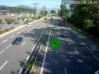 <h2>Caméra routière à hauteur des centres commerciaux et de la sortie 14 en direction d'Albertville</h2>