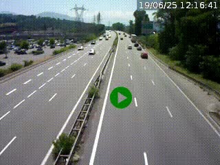 Caméra routière à hauteur des centres commerciaux et de la sortie 14 en direction d'Albertville