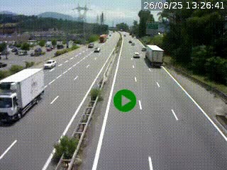 Caméra routière à hauteur des centres commerciaux et de la sortie 14 en direction d'Albertville