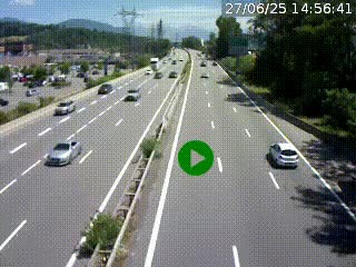 Caméra routière à hauteur des centres commerciaux et de la sortie 14 en direction d'Albertville