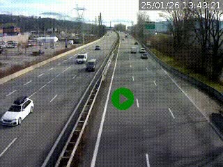 <h2>Caméra routière à hauteur des centres commerciaux et de la sortie 14 en direction d'Albertville</h2>