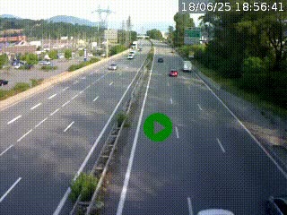 <h2>Caméra routière à hauteur des centres commerciaux et de la sortie 14 en direction d'Albertville</h2>