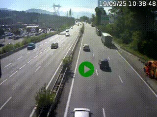 <h2>Caméra routière à hauteur des centres commerciaux et de la sortie 14 en direction d'Albertville</h2>