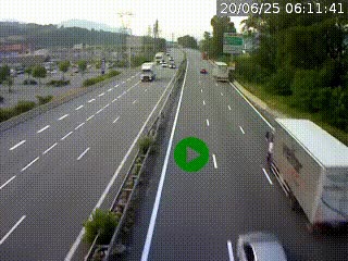 <h2>Caméra routière à hauteur des centres commerciaux et de la sortie 14 en direction d'Albertville</h2>