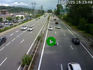 <h2>Caméra routière à hauteur des centres commerciaux et de la sortie 14 en direction d'Albertville</h2>