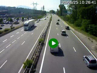 <h2>Caméra routière à hauteur des centres commerciaux et de la sortie 14 en direction d'Albertville</h2>