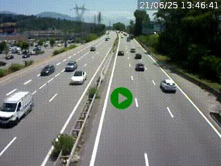 <h2>Caméra routière à hauteur des centres commerciaux et de la sortie 14 en direction d'Albertville</h2>