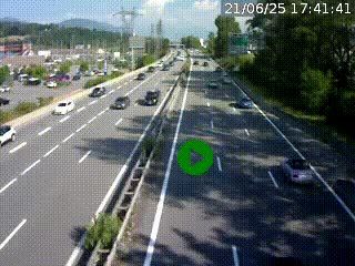 <h2>Caméra routière à hauteur des centres commerciaux et de la sortie 14 en direction d'Albertville</h2>