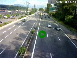 <h2>Caméra routière à hauteur des centres commerciaux et de la sortie 14 en direction d'Albertville</h2>