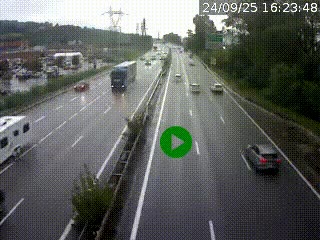 <h2>Caméra routière à hauteur des centres commerciaux et de la sortie 14 en direction d'Albertville</h2>