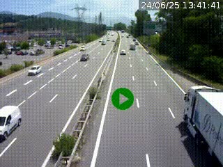 <h2>Caméra routière à hauteur des centres commerciaux et de la sortie 14 en direction d'Albertville</h2>
