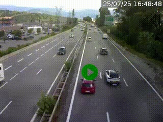 <h2>Caméra routière à hauteur des centres commerciaux et de la sortie 14 en direction d'Albertville</h2>