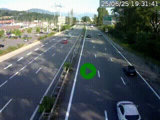 <h2>Caméra routière à hauteur des centres commerciaux et de la sortie 14 en direction d'Albertville</h2>