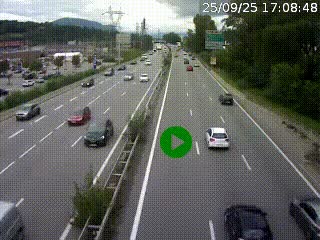 <h2>Caméra routière à hauteur des centres commerciaux et de la sortie 14 en direction d'Albertville</h2>