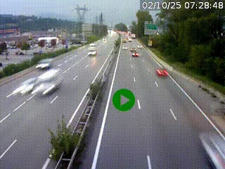 <h2>Caméra routière à hauteur des centres commerciaux et de la sortie 14 en direction d'Albertville</h2>