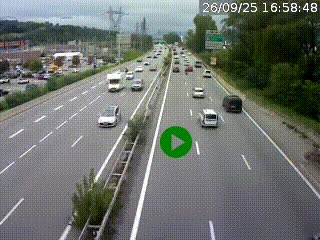 <h2>Caméra routière à hauteur des centres commerciaux et de la sortie 14 en direction d'Albertville</h2>