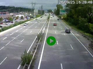 <h2>Caméra routière à hauteur des centres commerciaux et de la sortie 14 en direction d'Albertville</h2>