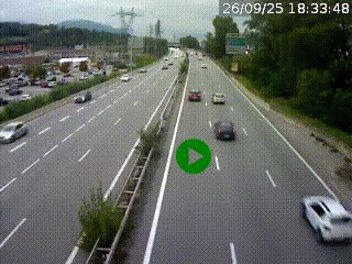 <h2>Caméra routière à hauteur des centres commerciaux et de la sortie 14 en direction d'Albertville</h2>
