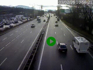 <h2>Caméra routière à hauteur des centres commerciaux et de la sortie 14 en direction d'Albertville</h2>