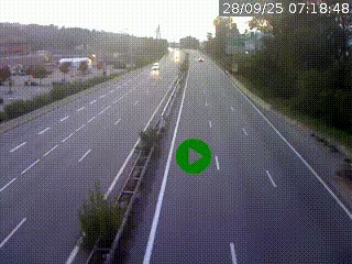 <h2>Caméra routière à hauteur des centres commerciaux et de la sortie 14 en direction d'Albertville</h2>