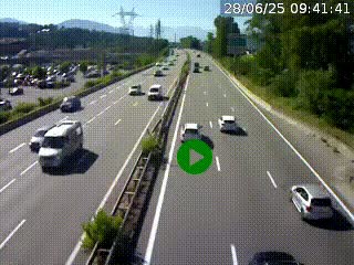 <h2>Caméra routière à hauteur des centres commerciaux et de la sortie 14 en direction d'Albertville</h2>