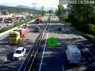 <h2>Caméra routière à hauteur des centres commerciaux et de la sortie 14 en direction d'Albertville</h2>