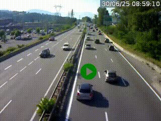 <h2>Caméra routière à hauteur des centres commerciaux et de la sortie 14 en direction d'Albertville</h2>