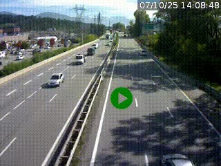 <h2>Caméra routière à hauteur des centres commerciaux et de la sortie 14 en direction d'Albertville</h2>