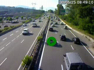 <h2>Caméra routière à hauteur des centres commerciaux et de la sortie 14 en direction d'Albertville</h2>