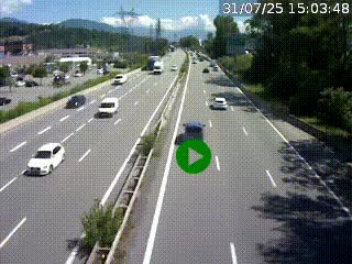 <h2>Caméra routière à hauteur des centres commerciaux et de la sortie 14 en direction d'Albertville</h2>