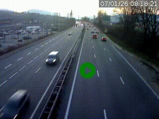 <h2>Caméra routière à hauteur des centres commerciaux et de la sortie 14 en direction d'Albertville</h2>