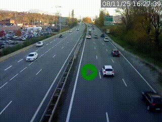 <h2>Caméra routière à hauteur des centres commerciaux et de la sortie 14 en direction d'Albertville</h2>