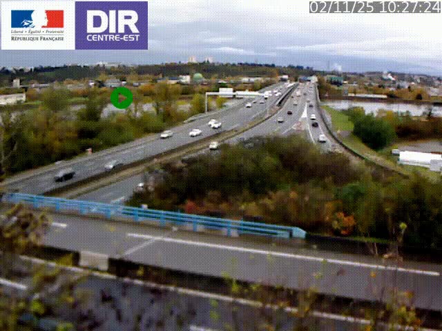 <h2>Webcam autoroute sur A450 à Pierre-Bénite en direction de Lyon et de l'autoroute A7</h2>