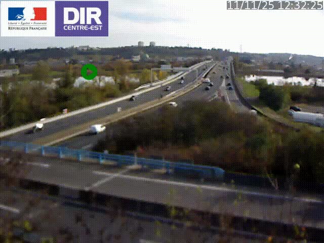 <h2>Webcam autoroute sur A450 à Pierre-Bénite en direction de Lyon et de l'autoroute A7</h2>