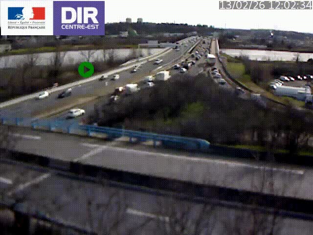 <h2>Webcam autoroute sur A450 à Pierre-Bénite en direction de Lyon et de l'autoroute A7</h2>