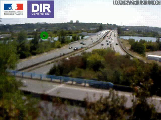 <h2>Webcam autoroute sur A450 à Pierre-Bénite en direction de Lyon et de l'autoroute A7</h2>